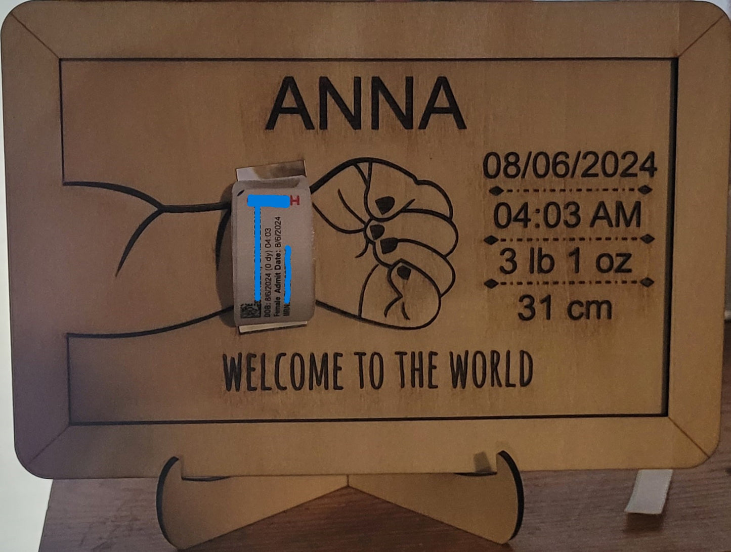 Birth Plaque